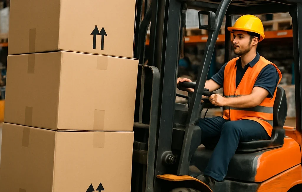 Na czym polega transport wózków widłowych?